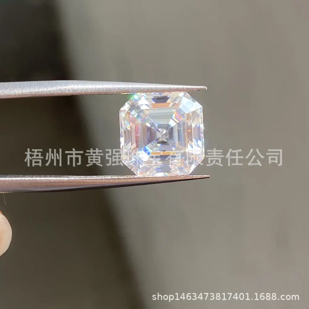 Factory Spot Pagoda Moissanite 4-12m Super White Bare Stone Wholesale - Image 3