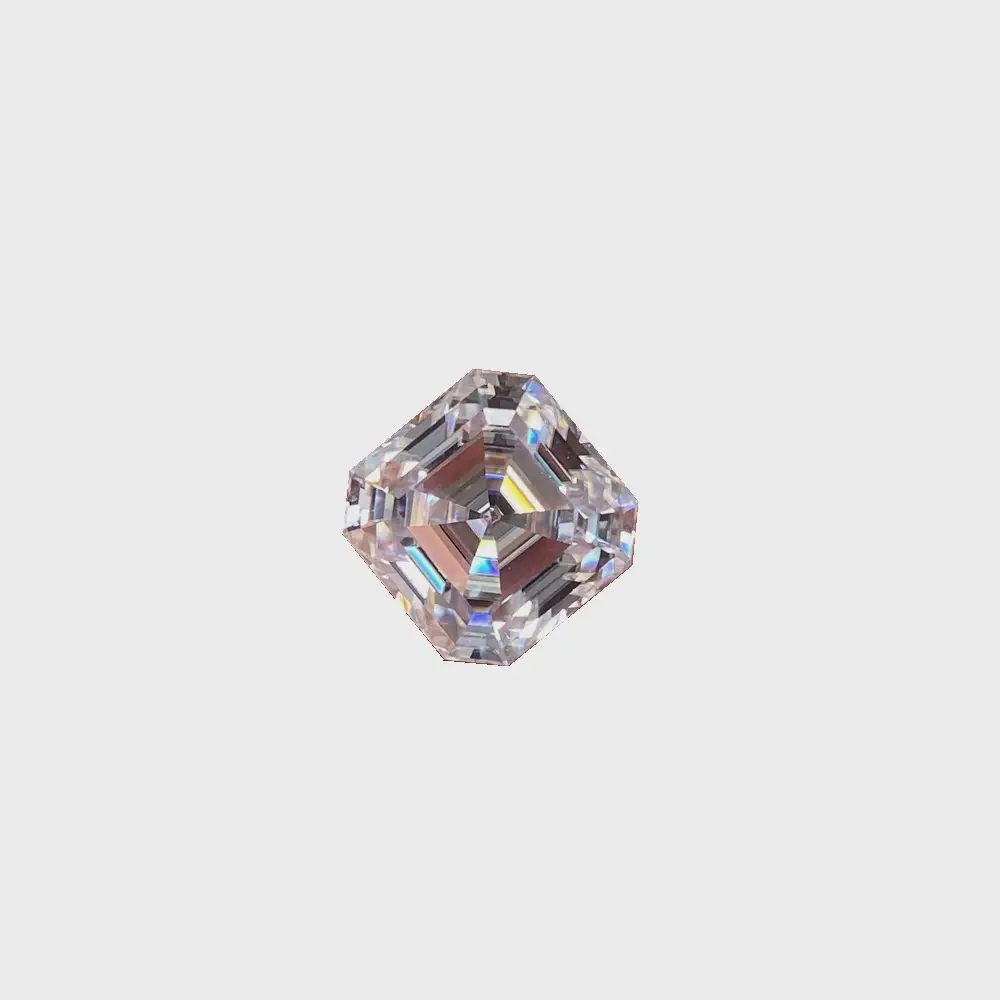 Factory Spot Pagoda Moissanite 4-12m Super White Bare Stone Wholesale - Image 5