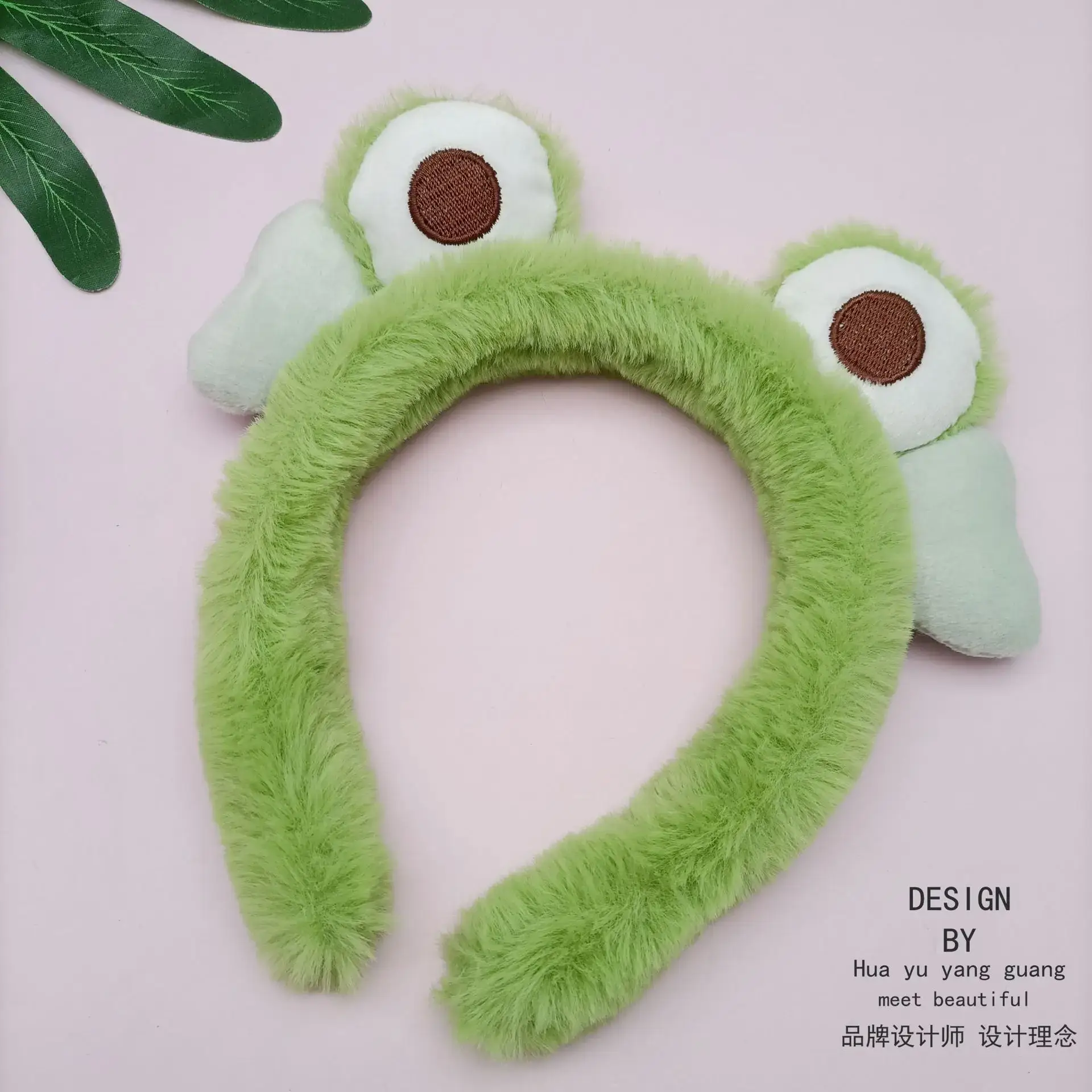 Cute Bunny Hairband with Strawberry Bow for Girls - Image 3