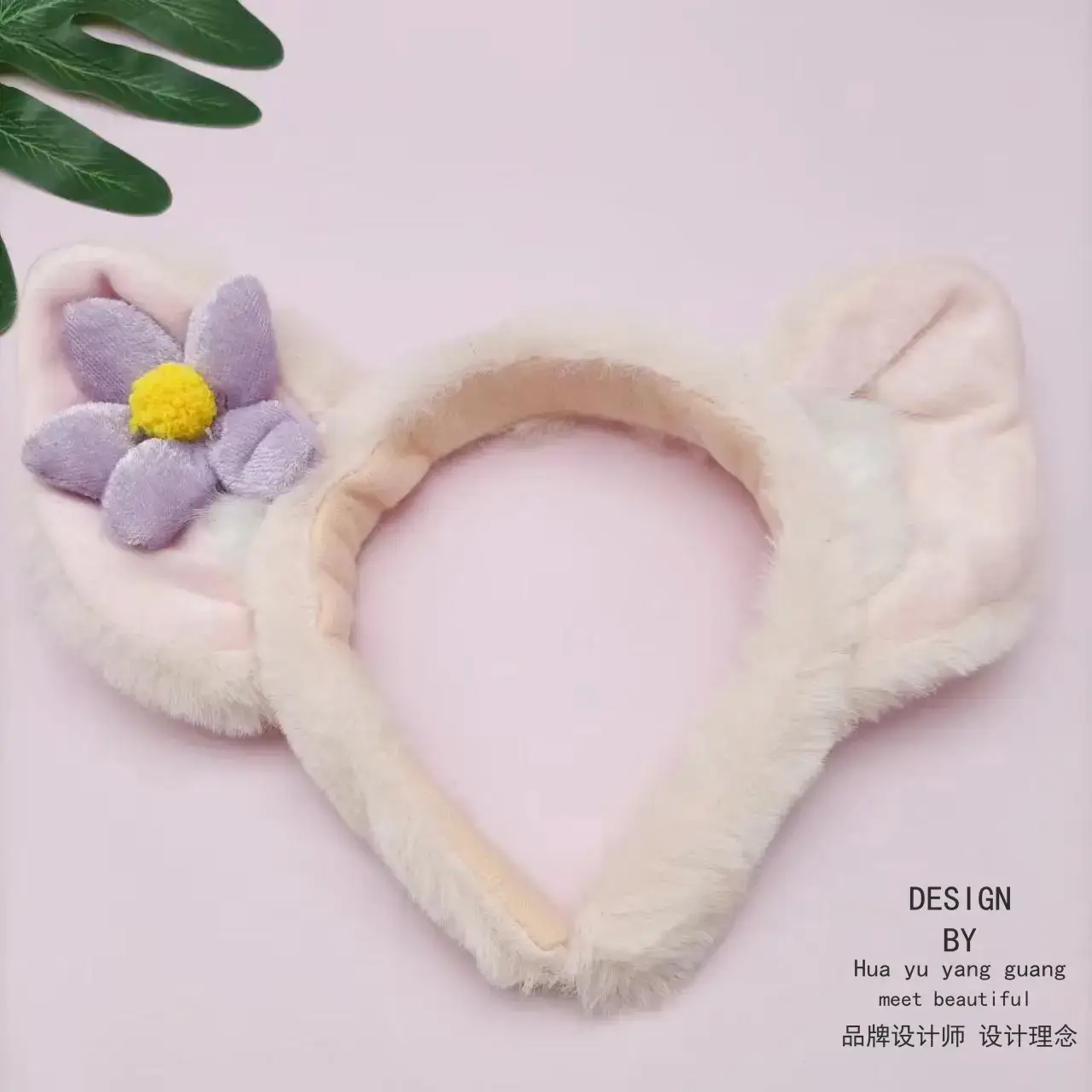 Cute Bunny Hairband with Strawberry Bow for Girls - Image 5