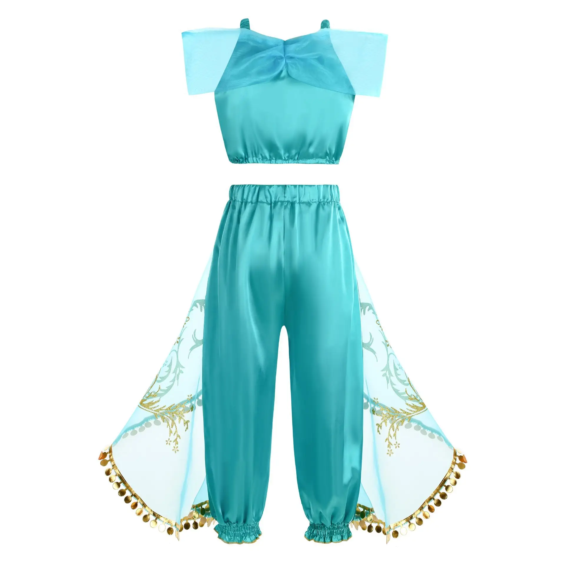 Jasmine Princess Dress Aladdin New Jasmine Children's Suit - Image 26