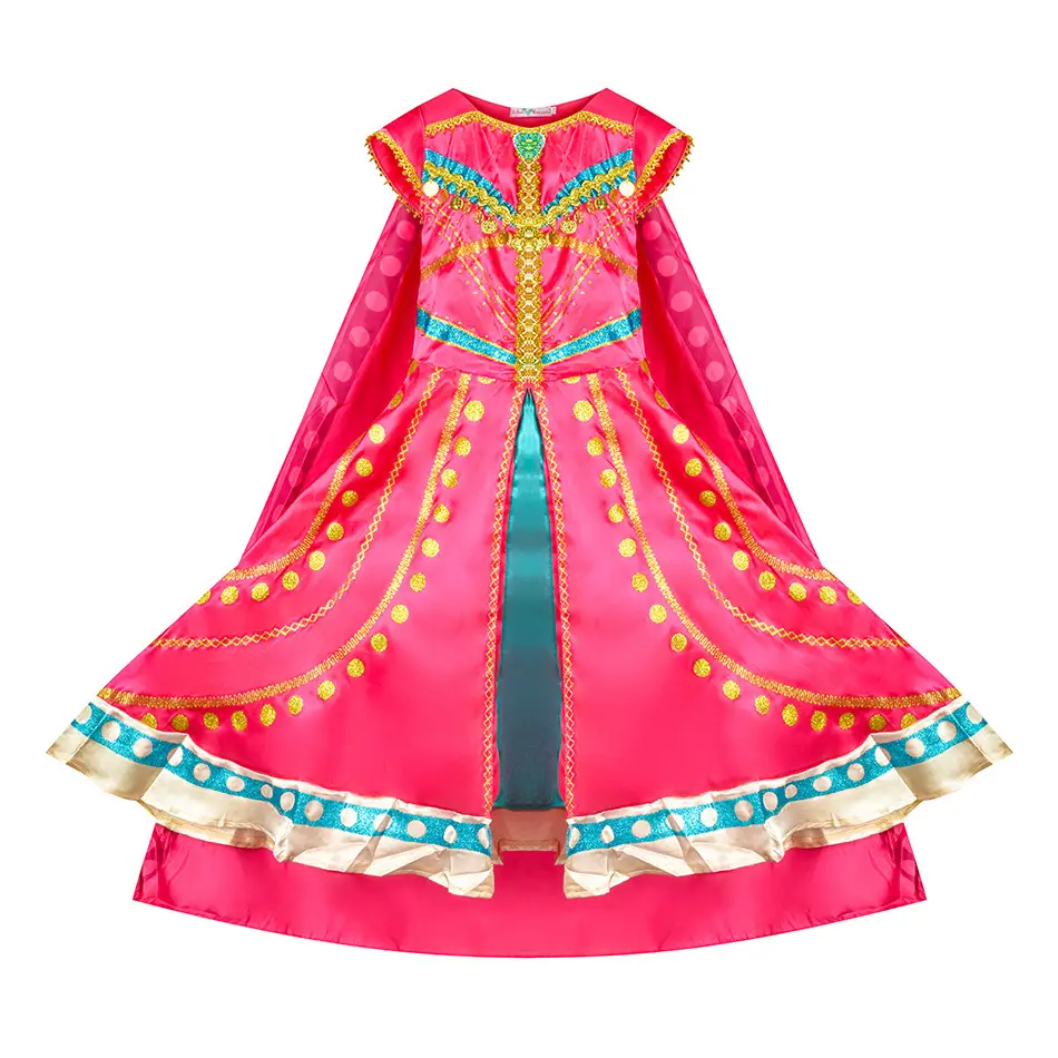 Jasmine Princess Dress Aladdin New Jasmine Children's Suit - Image 4