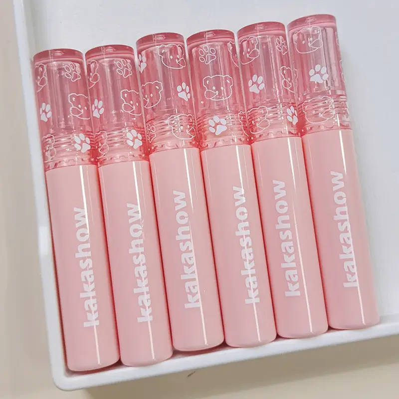 kakashow bubble bear Lip Glaze Matte matte mirror water light lipstick lip gloss white not easy to stick Cup lip glaze - Image 8