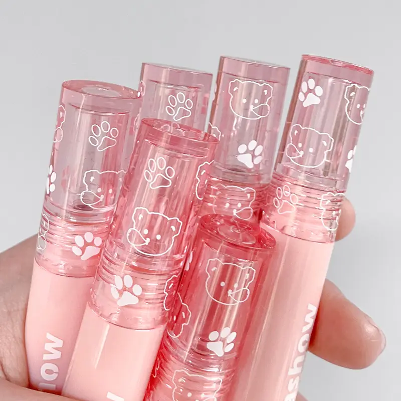 kakashow bubble bear Lip Glaze Matte matte mirror water light lipstick lip gloss white not easy to stick Cup lip glaze - Image 9