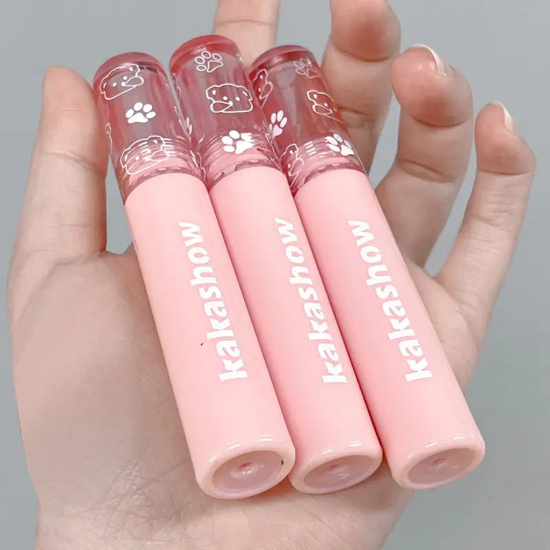 kakashow bubble bear Lip Glaze Matte matte mirror water light lipstick lip gloss white not easy to stick Cup lip glaze - Image 10