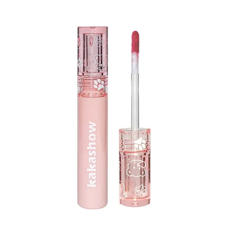 kakashow bubble bear Lip Glaze Matte matte mirror water light lipstick lip gloss white not easy to stick Cup lip glaze - Image 11