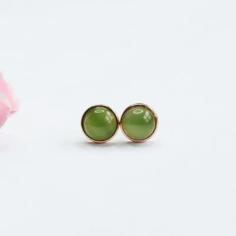 Guan Yu Jade Drop Earrings S925 Silver Green — feature 4