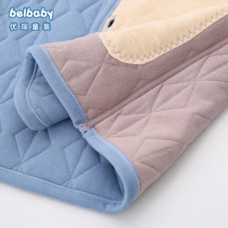 Baby Vest Light Blue Quilted Warmth Waistcoat - Image 17