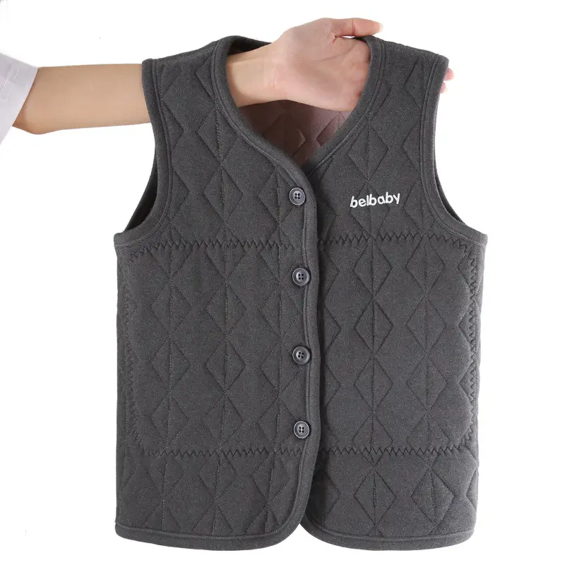 Baby Vest Light Blue Quilted Warmth Waistcoat - Image 5