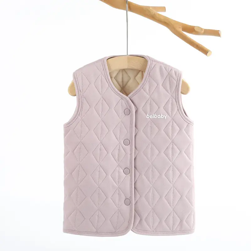 Baby Vest Light Blue Quilted Warmth Waistcoat - Image 7