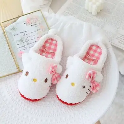 2022 autumn and winter cotton slippers cartoon cute coolomi plush warm home shoes indoor floor slippers