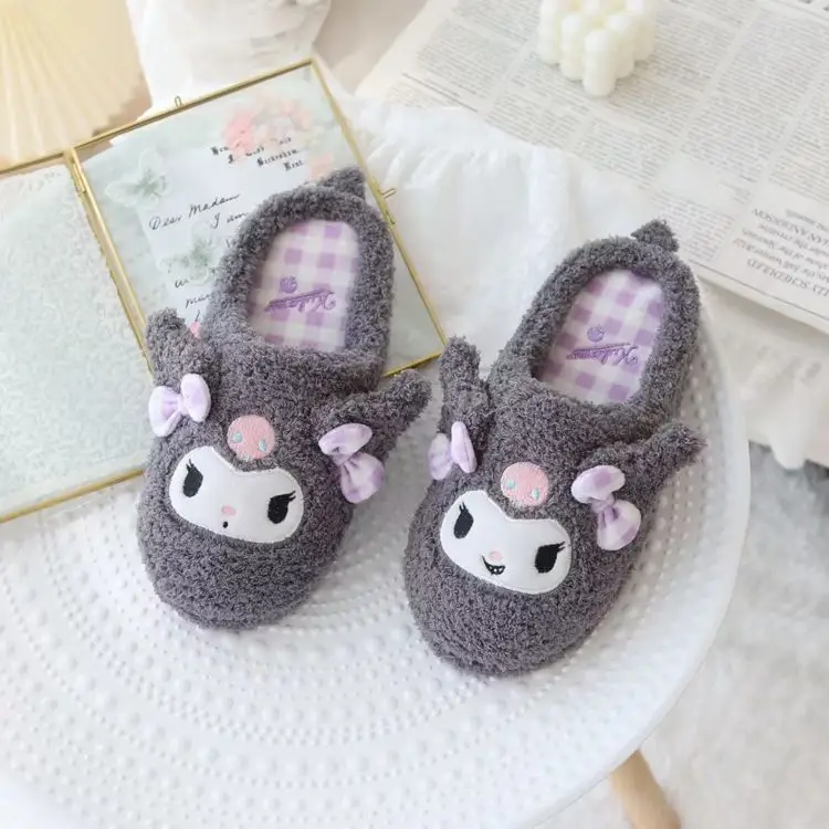 2022 autumn and winter cotton slippers cartoon cute coolomi plush warm home shoes indoor floor slippers — feature 10
