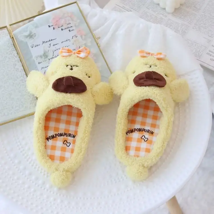 2022 autumn and winter cotton slippers cartoon cute coolomi plush warm home shoes indoor floor slippers — feature 6