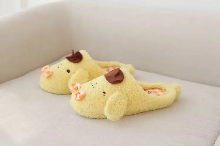 2022 autumn and winter cotton slippers cartoon cute coolomi plush warm home shoes indoor floor slippers — feature 7