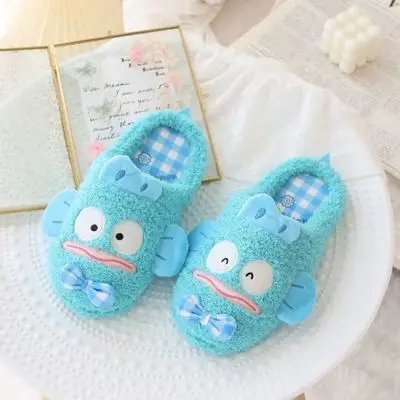 2022 autumn and winter cotton slippers cartoon cute coolomi plush warm home shoes indoor floor slippers