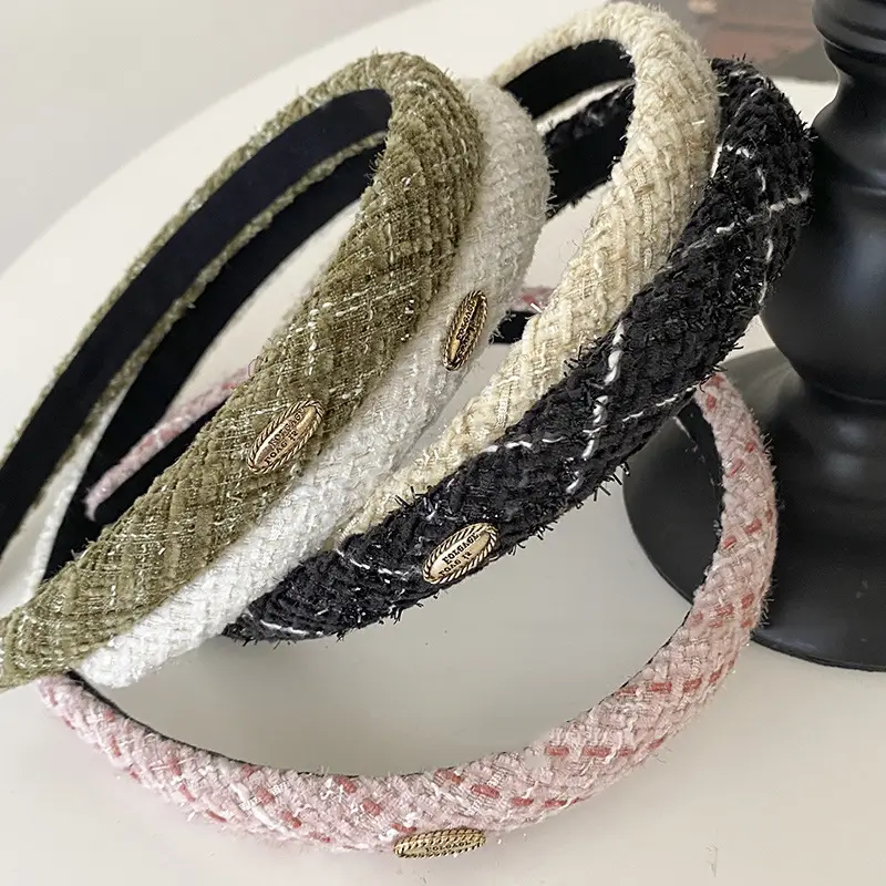 Knitted Pearl Headband for Girls Autumn Winter - Image 7