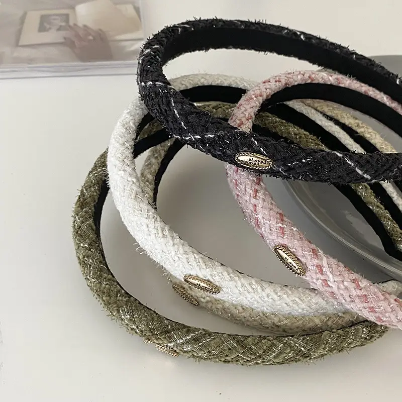 Knitted Pearl Headband for Girls Autumn Winter — feature 4