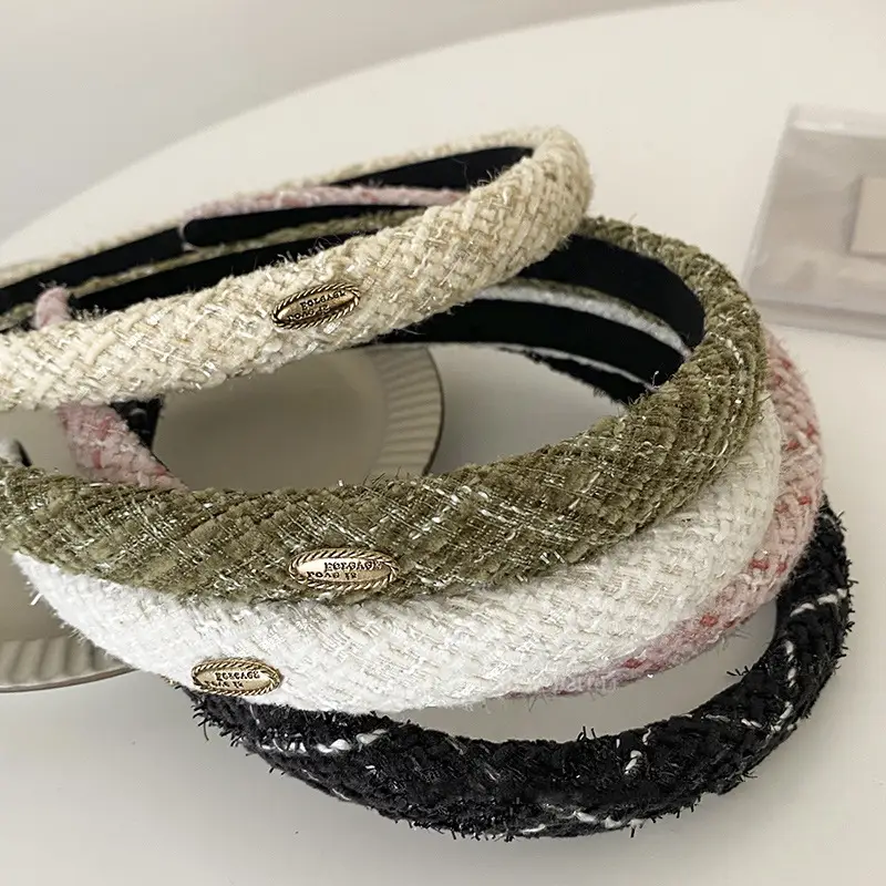 Knitted Pearl Headband for Girls Autumn Winter - Image 9