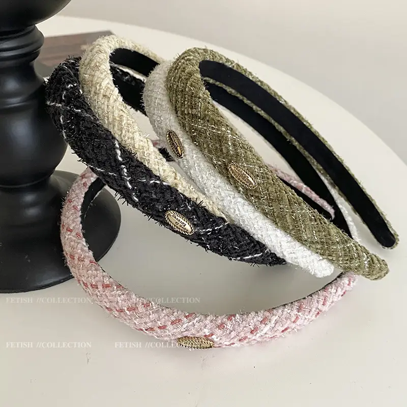 Knitted Pearl Headband for Girls Autumn Winter — feature 5