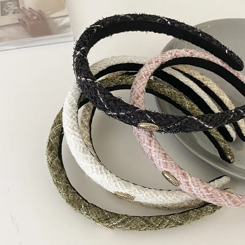 Knitted Pearl Headband for Girls Autumn Winter — feature 6