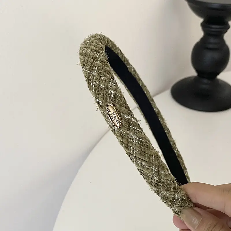 Knitted Pearl Headband for Girls Autumn Winter — feature 7
