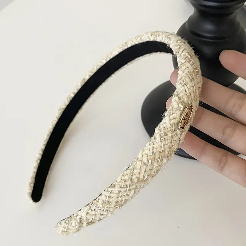 Knitted Pearl Headband for Girls Autumn Winter — feature 8