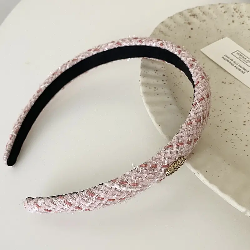 Knitted Pearl Headband for Girls Autumn Winter - Image 3