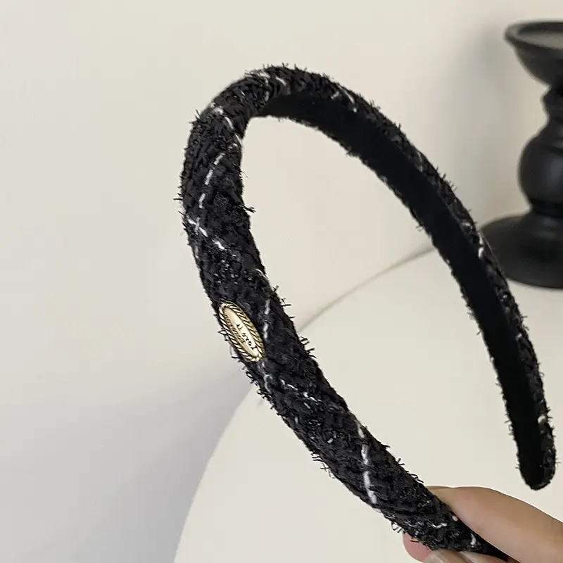 Knitted Pearl Headband for Girls Autumn Winter — feature 10