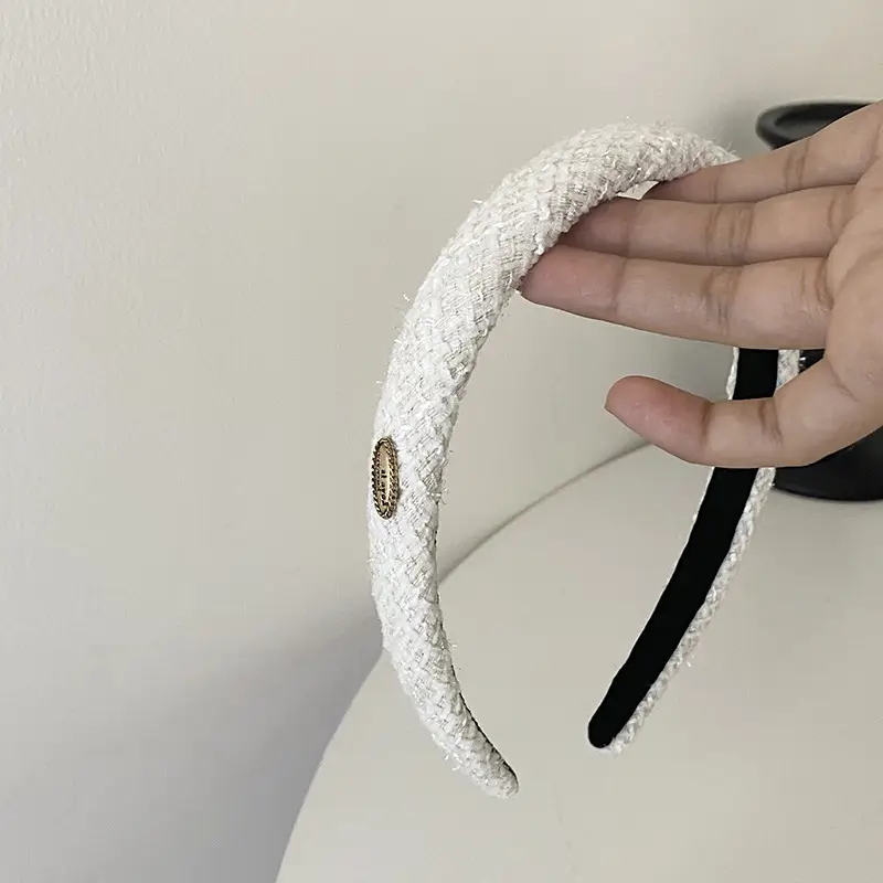 Knitted Pearl Headband for Girls Autumn Winter - Image 5