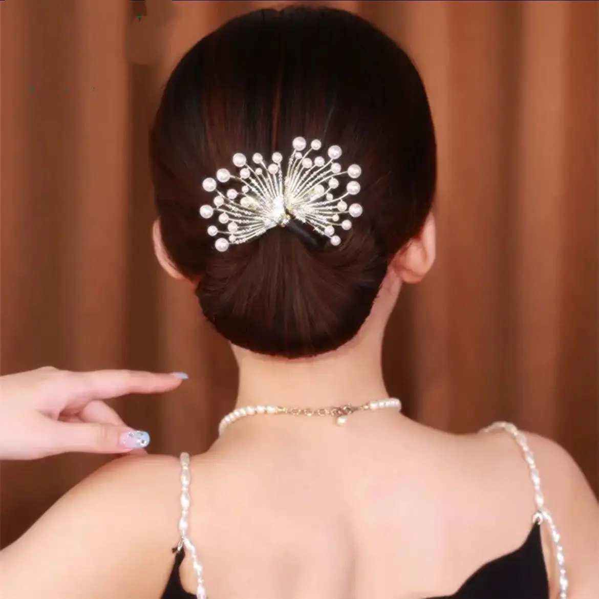 Butterfly Hair Clip Camellia Fish Tail Twist — feature 12