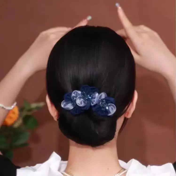 Butterfly Hair Clip Camellia Fish Tail Twist