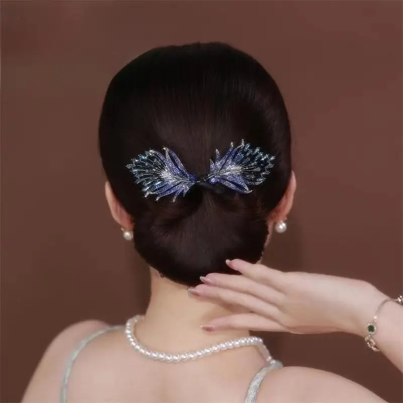 Butterfly Hair Clip Camellia Fish Tail Twist