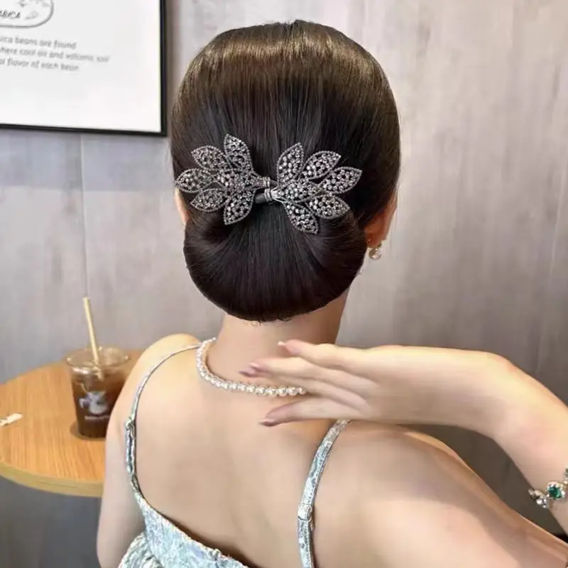 Butterfly Hair Clip Camellia Fish Tail Twist