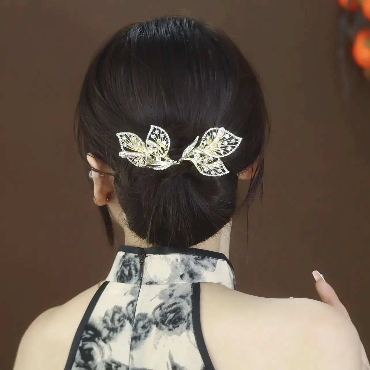 Butterfly Hair Clip Camellia Fish Tail Twist