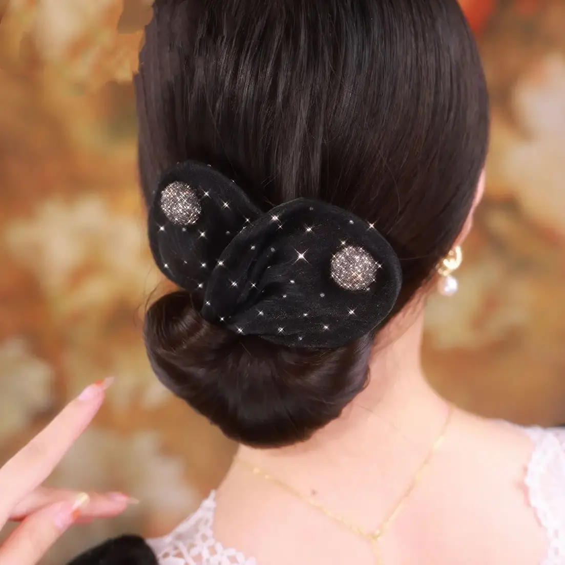 Butterfly Hair Clip Camellia Fish Tail Twist
