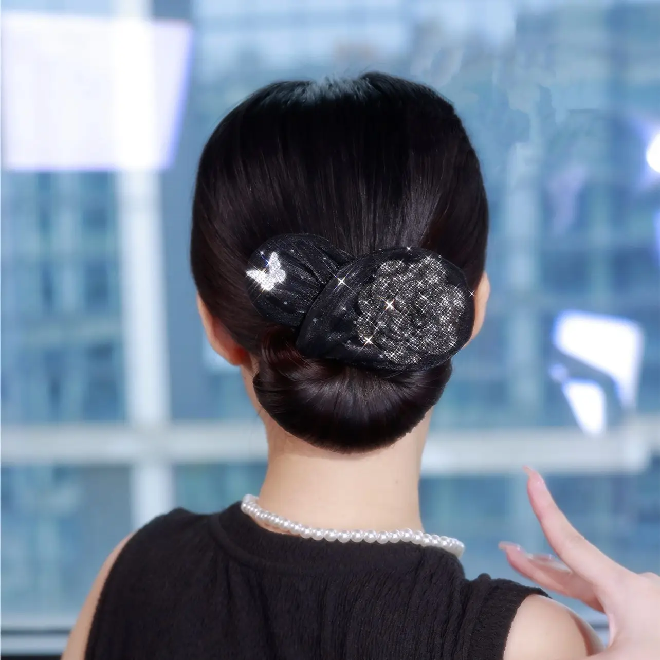Butterfly Hair Clip Camellia Fish Tail Twist