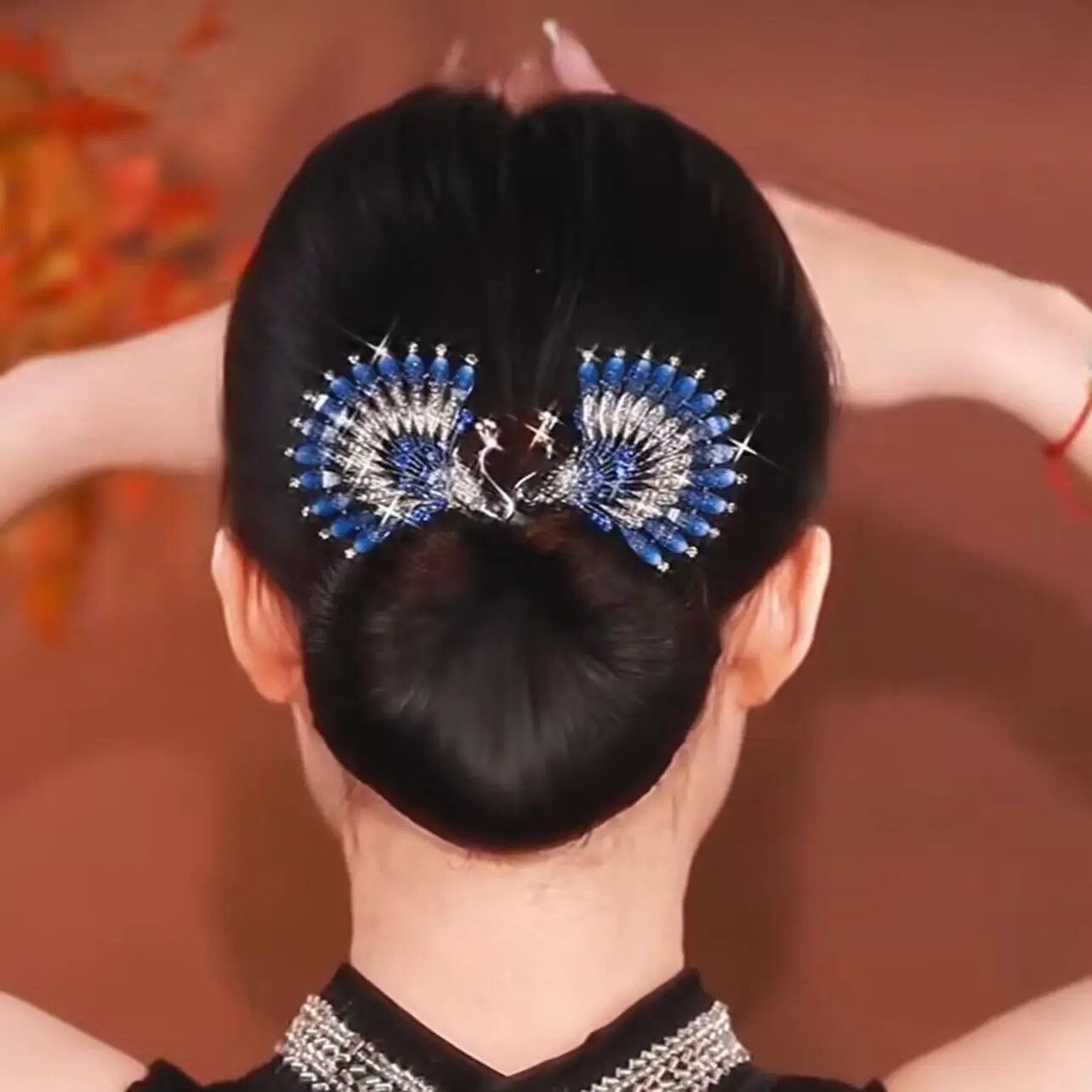 Butterfly Hair Clip Camellia Fish Tail Twist