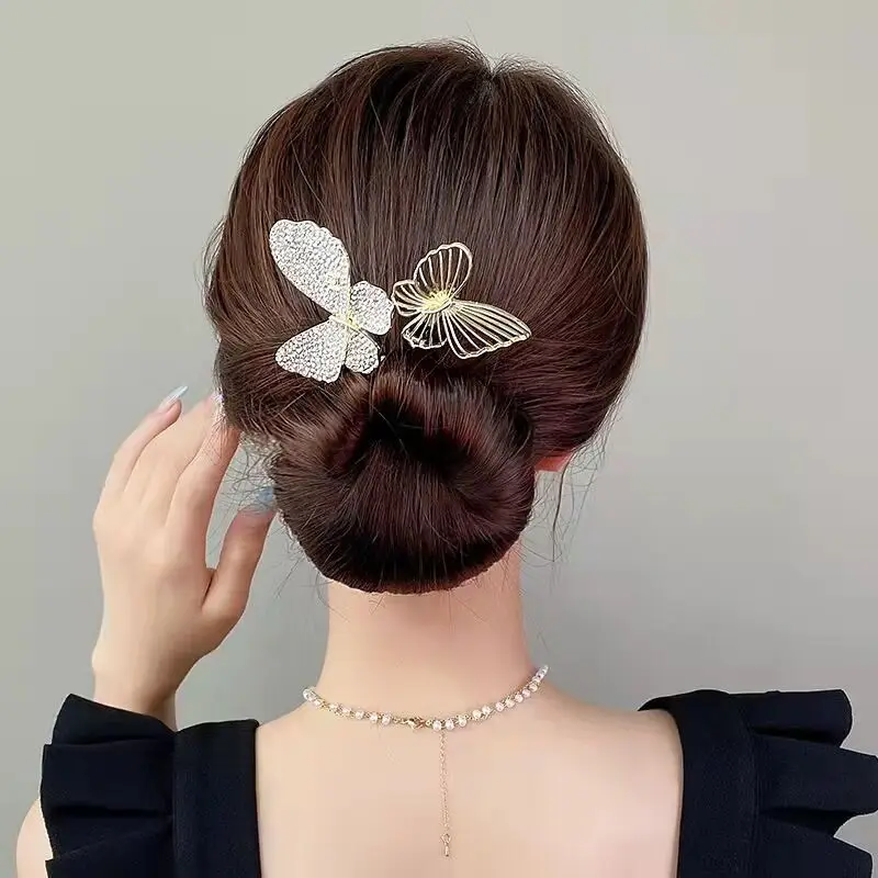 Butterfly Hair Clip Camellia Fish Tail Twist — feature 11