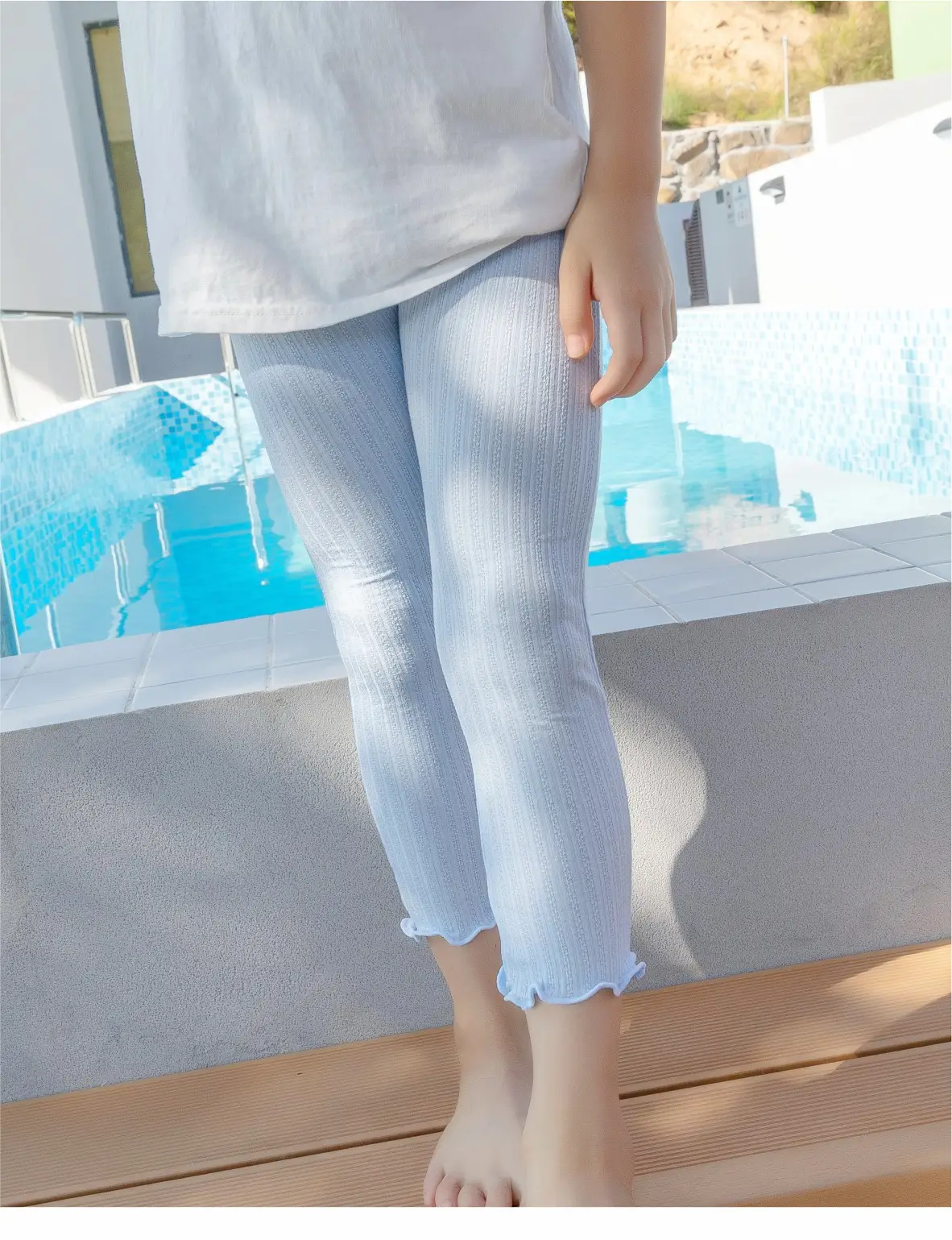 Baby Summer Leggings Sweat Absorbent Anti-Mosquito Nine Point Pants — feature 16