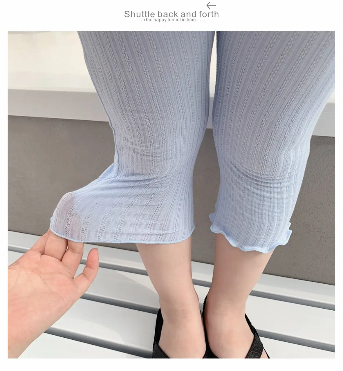 Baby Summer Leggings Sweat Absorbent Anti-Mosquito Nine Point Pants — feature 6
