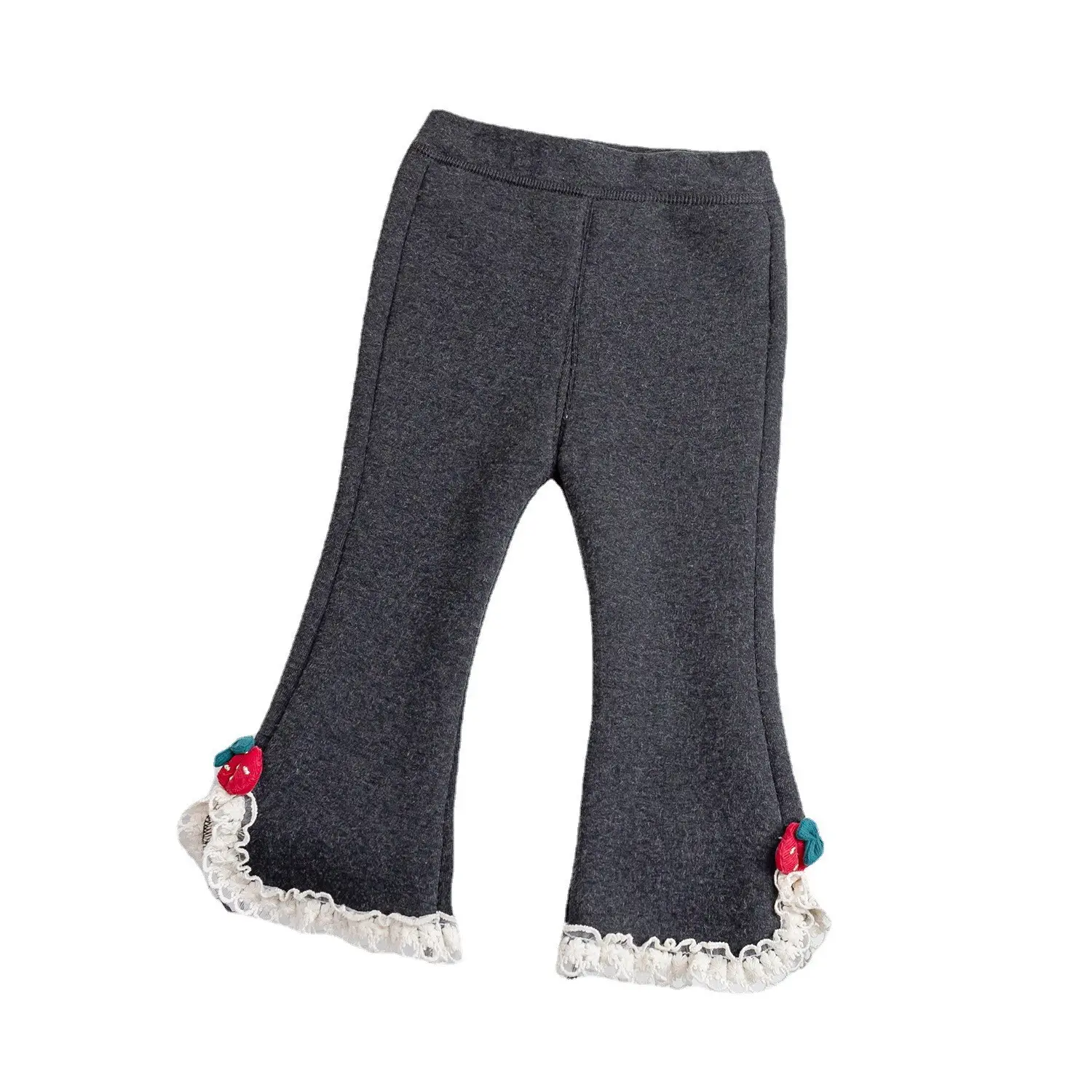 Girls Fleece Leggings Winter Outerwear Warm Thickened
