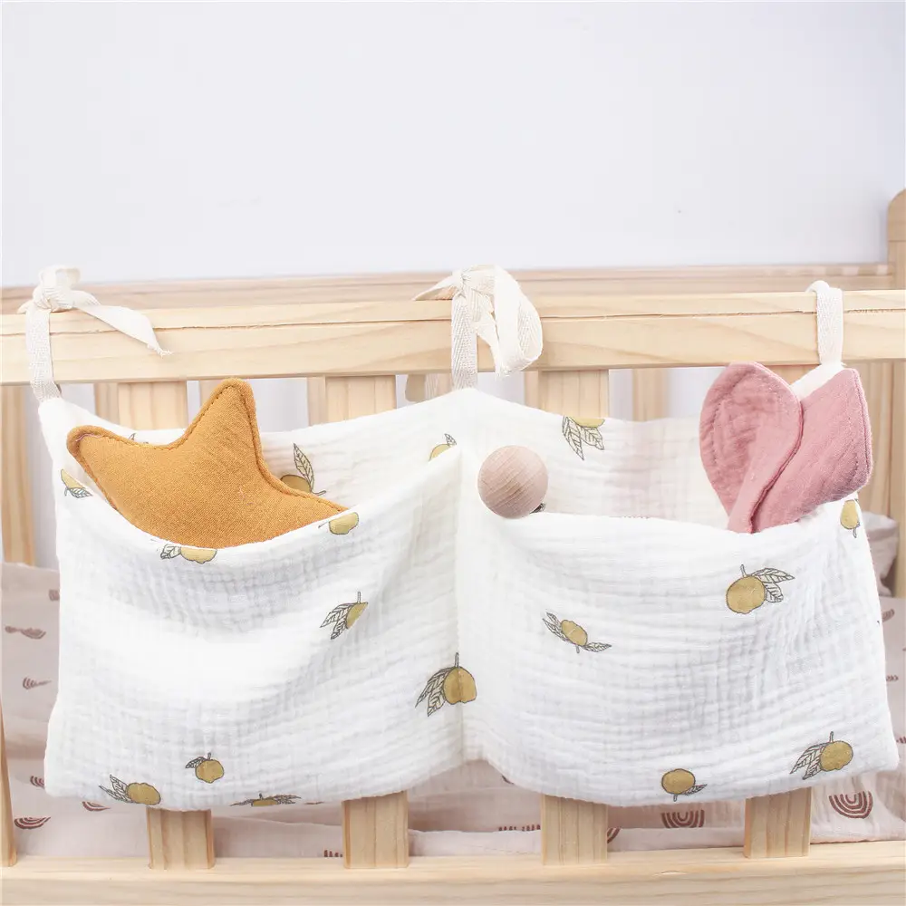 Double Layer Cotton Baby Storage Bag with Bear Print — feature 6