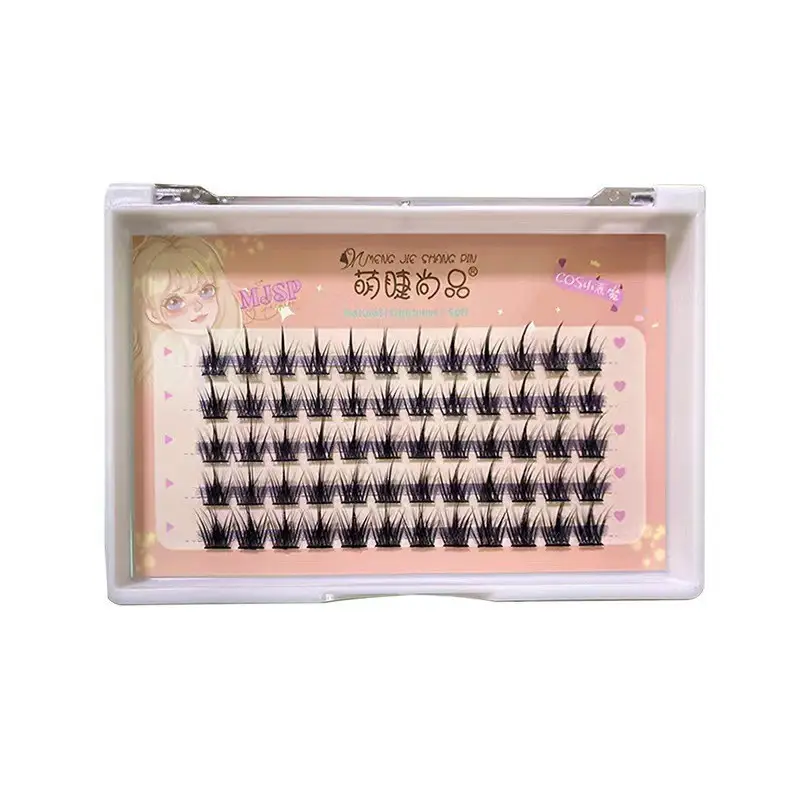 Cute False Eyelashes Barbie Feather Style 3-Section Self-Adhesive - Image 11