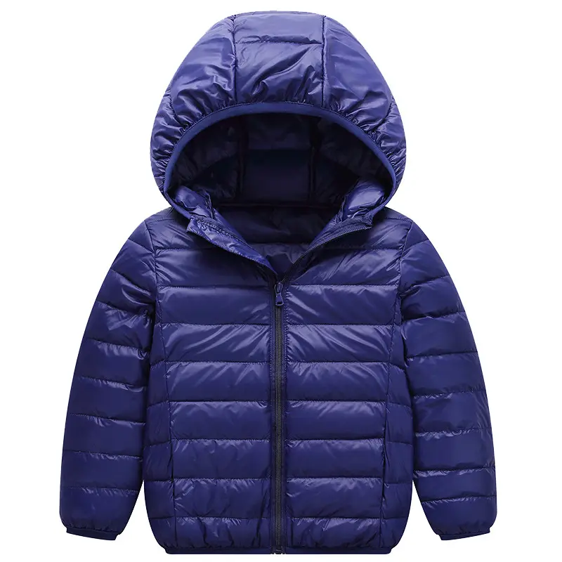 Children's Pink Hooded Puffer Jacket 2025 Winter