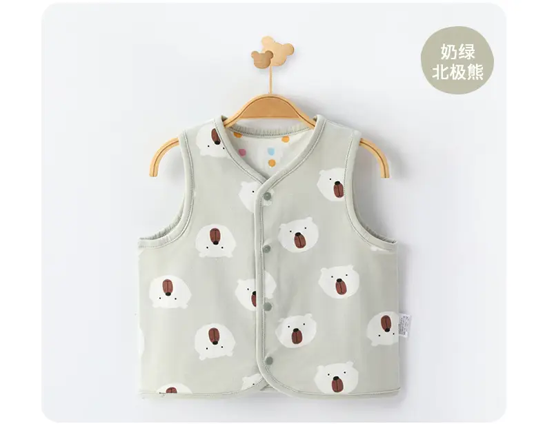 Infant Knitted Vest Pink Cartoon Spring Autumn Small — feature 23