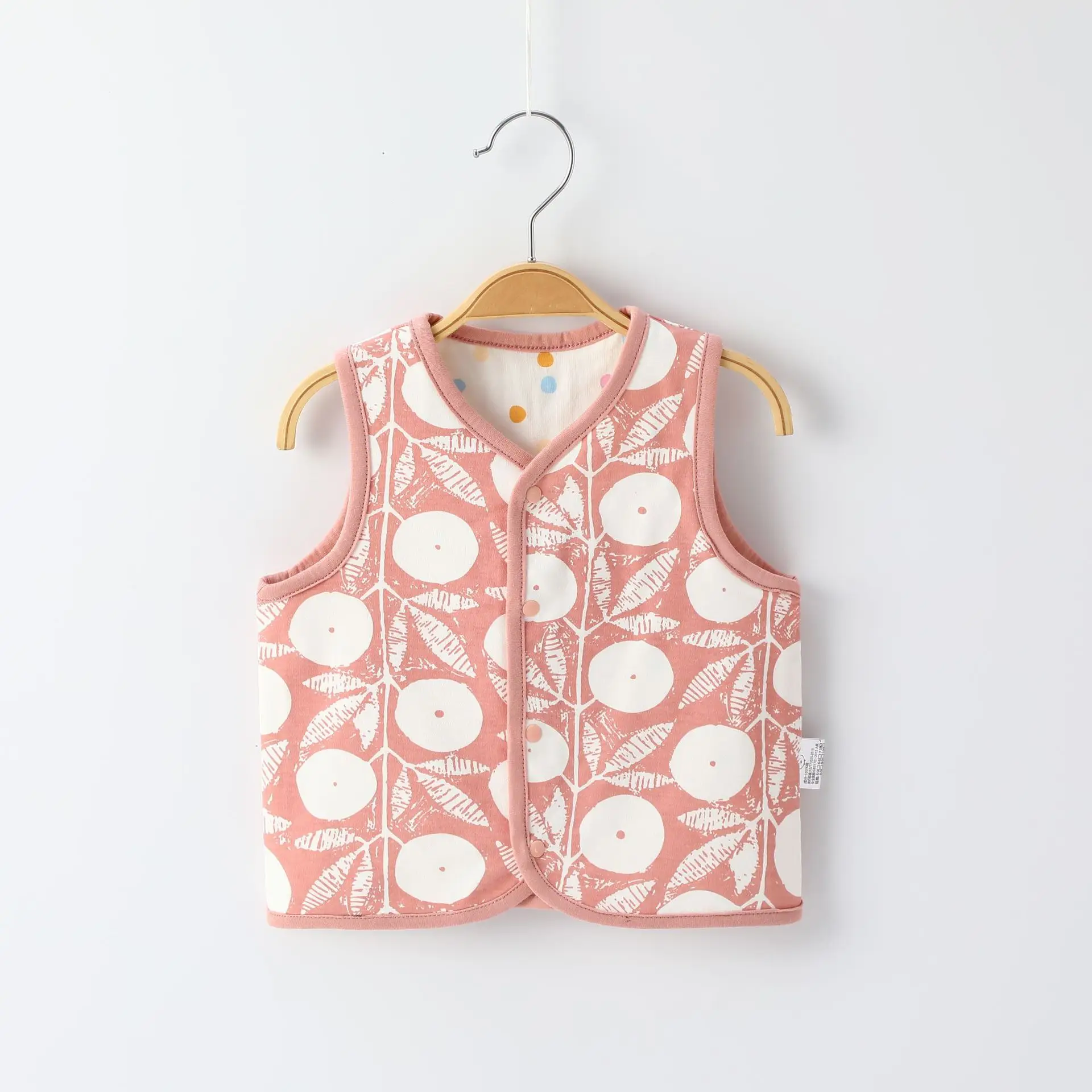 Infant Knitted Vest Pink Cartoon Spring Autumn Small - Image 2