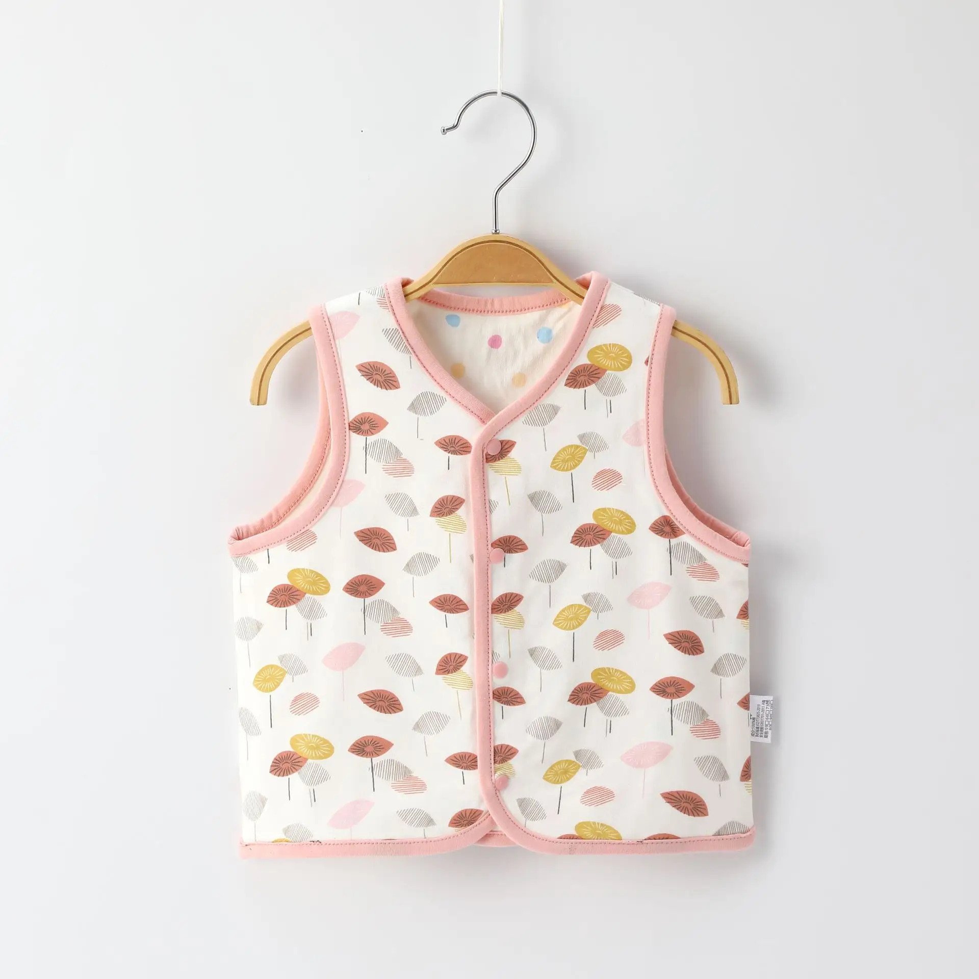Infant Knitted Vest Pink Cartoon Spring Autumn Small - Image 3