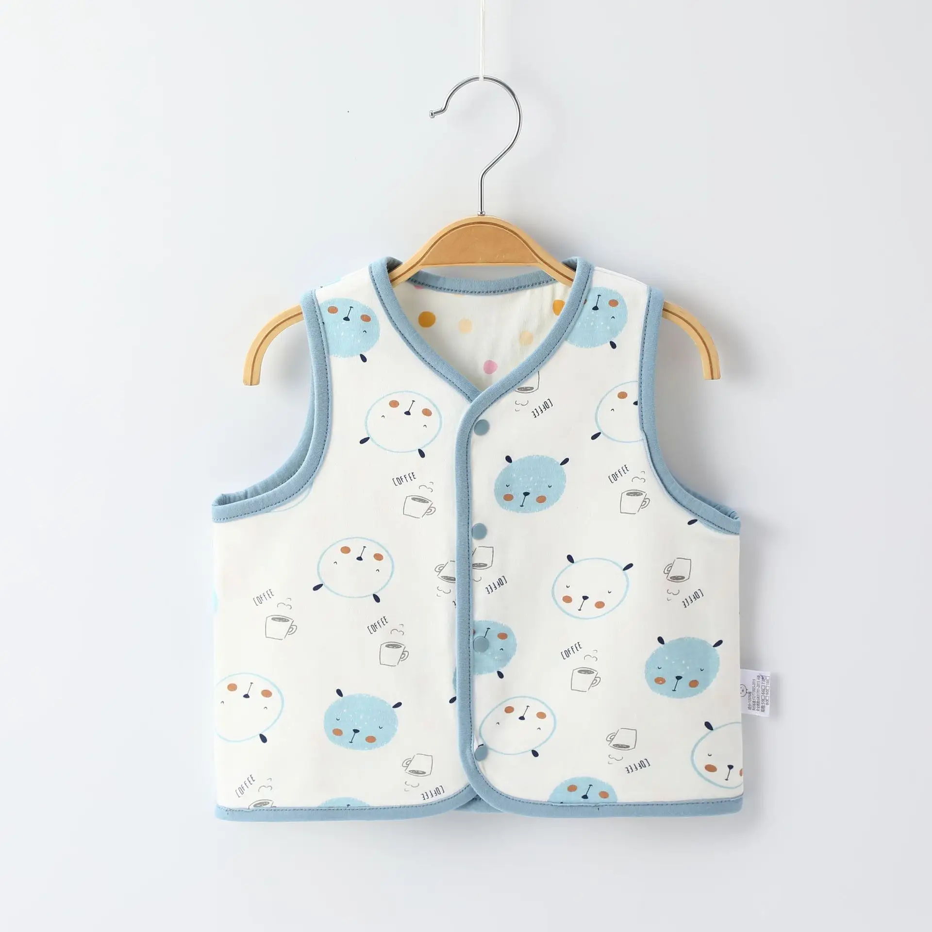Infant Knitted Vest Pink Cartoon Spring Autumn Small - Image 4