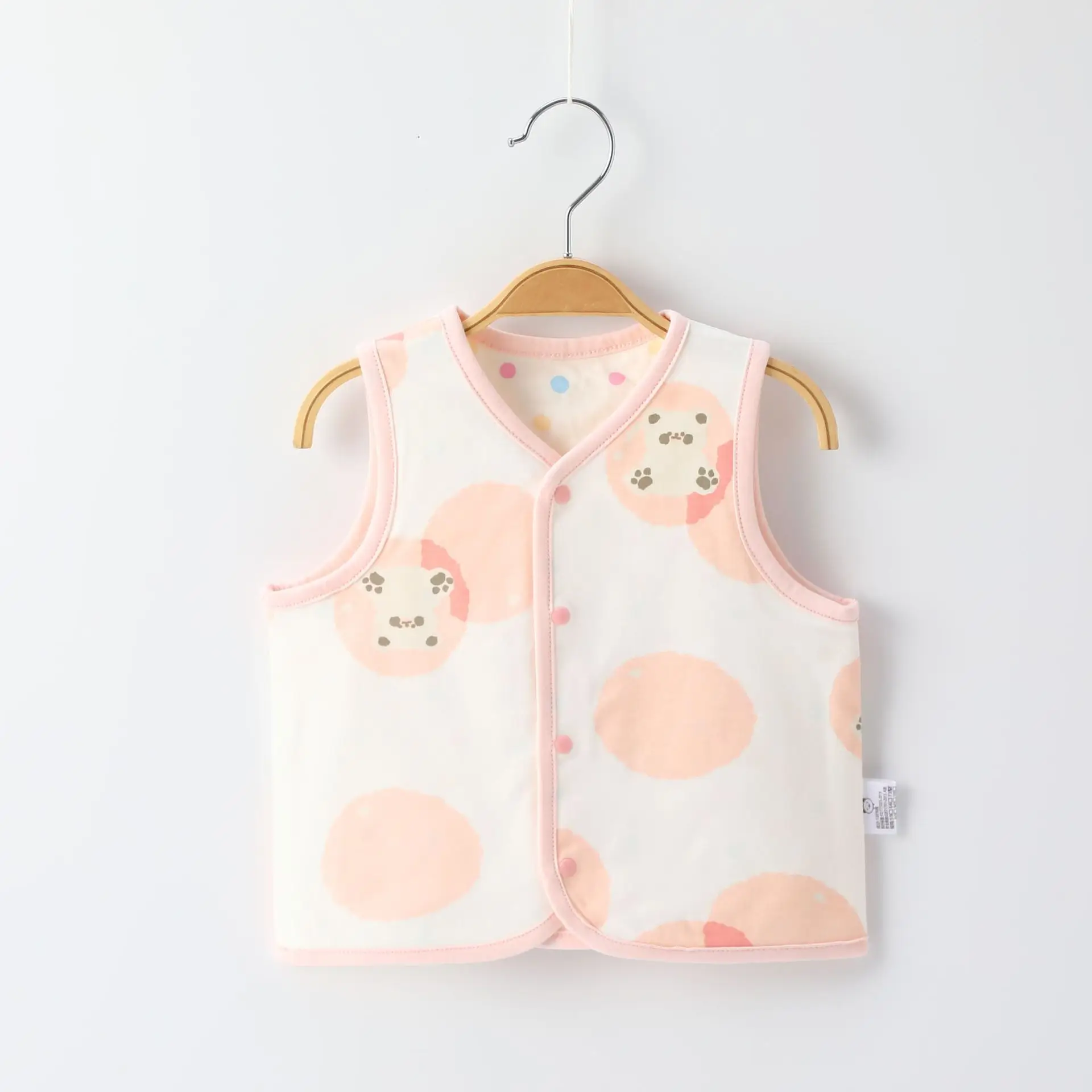 Infant Knitted Vest Pink Cartoon Spring Autumn Small - Image 5