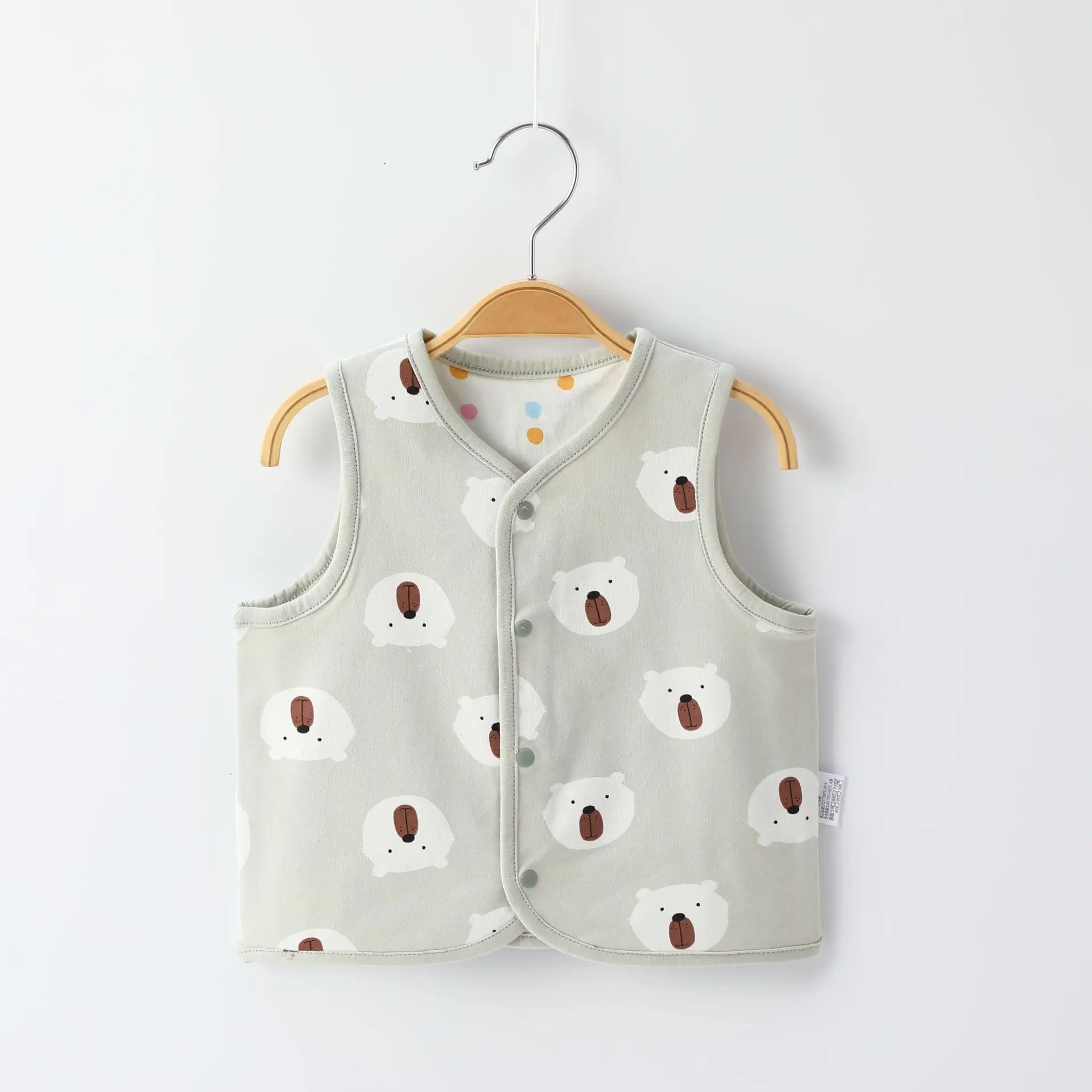 Infant Knitted Vest Pink Cartoon Spring Autumn Small - Image 7